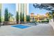 Enjoy a friendly match on the community pickleball court with resort-style amenities and high-rise views at 2877 Paradise Rd # 104, Las Vegas, NV 89109
