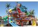 Large colorful water park for residents with slides and water features at 296 Brushy Creek Ave, Las Vegas, NV 89148