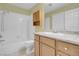 Bathroom featuring vanity and tile at 3097 Quail Crest Ave, Henderson, NV 89052