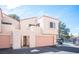 Charming townhome featuring a private garage and inviting entrance at 3369 Milenko Dr, Las Vegas, NV 89121