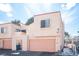 Picture of charming townhome with private garage, front door, and community parking at 3369 Milenko Dr, Las Vegas, NV 89121