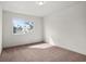 Bright bedroom with one window and neutral carpet at 3588 Franciscan Ln, Las Vegas, NV 89121