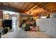 Spacious basement with exposed ceiling and concrete floor; potential for storage or customization at 4102 Calimesa St, Las Vegas, NV 89115