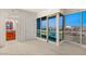 Spacious bedroom with city views, walk-out balcony, and ensuite bathroom at 4575 Dean Martin Dr # 912, Las Vegas, NV 89103