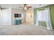 Open living area with view of bedroom and bright natural light at 4630 Basilicata Ln # 203, North Las Vegas, NV 89084