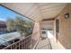 Balcony with exterior closet containing a washing machine and dryer at 4941 River Glen Dr # 4, Las Vegas, NV 89103