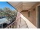 Balcony featuring steel railing and views of the community and trees at 4941 River Glen Dr # 4, Las Vegas, NV 89103