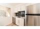 Bright kitchen with stainless steel appliances and marble countertops at 4941 River Glen Dr # 4, Las Vegas, NV 89103