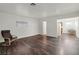 Bright and spacious living room featuring hardwood flooring and ample natural light at 517 Hopi Pl, Boulder City, NV 89005