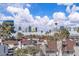 View from the balcony showing the city skyline and cloudy skies at 725 N Royal Crest Cir # 237, Las Vegas, NV 89169