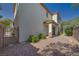 This is a charming home with desert landscaping and stucco siding at 8348 Mokena Ave, Las Vegas, NV 89178
