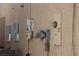 Exterior wall showing meters and shutoffs at 8982 Emerald Waters Ct, Las Vegas, NV 89147