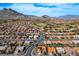 Beautiful home and community nestled against a mountain range and golf course at 10640 Mission Lakes Ave, Las Vegas, NV 89134