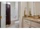 Bathroom featuring a vanity with granite countertop and a shower-tub combination at 10640 Mission Lakes Ave, Las Vegas, NV 89134