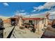 Backyard of house featuring patio area and side yard at 111 Narcissus Ln, Las Vegas, NV 89107