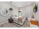 Cozy bedroom featuring modern lighting, stylish decor, and comfortable furnishings at 11280 Granite Ridge Dr # 1101, Las Vegas, NV 89135
