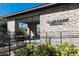 Stone clubhouse with handicap entrance and manicured landscaping at 11280 Granite Ridge Dr # 1101, Las Vegas, NV 89135