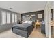Stylishly decorated bedroom featuring a king-sized bed and bedside tables at 1131 Orange Meadow St, Las Vegas, NV 89142