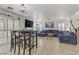 Open floor plan with dining area, living space, and natural light at 1131 Orange Meadow St, Las Vegas, NV 89142