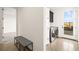 Clean laundry room with stainless steel washer and dryer, offering convenience and modern amenities at 11676 Midnight Melody Ave, Las Vegas, NV 89138