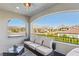Relaxing balcony provides an amazing view of the surrounding neighborhood at 11878 Albissola Ave, Las Vegas, NV 89138