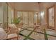 Private courtyard offers ample seating and sliding glass door access at 11878 Albissola Ave, Las Vegas, NV 89138