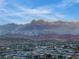Scenic mountain views in the distance above a residential neighborhood at 11890 Tevare Ln # 1098, Las Vegas, NV 89138