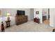 Spacious bedroom with a built-in murphy bed, offering flexibility and style at 135 Barnett Crest Ct, Henderson, NV 89015