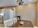 Eat-in kitchen features a table with seating and stainless steel appliances at 2007 High Mesa Dr, Henderson, NV 89012