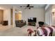 Bright living room with neutral carpet and versatile layout at 2007 High Mesa Dr, Henderson, NV 89012