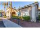 Exterior image of community buildings with mature palm trees and professionally maintained landscaping at 2152 Turquoise Ridge St # 105, Las Vegas, NV 89117