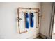A close up of two blue Percola water filters with copper pipes on a white wall at 2306 Valley Cottage Ave, Henderson, NV 89052