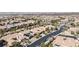 Overhead shot of a home in a planned community featuring landscaping designed for a desert climate at 2665 Chateau Clermont St, Henderson, NV 89044