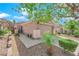 Single-story home with desert landscaping, gated entry, and two-car garage at 2709 Rue Montpellier Ave, Henderson, NV 89044