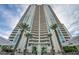 Stunning high-rise with balconies, palm trees, and a grand entrance at 2777 Paradise Rd # 301, Las Vegas, NV 89109