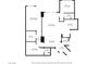 Detailed floor plan showcasing the layout of the home, including the living room, kitchen, and bedrooms at 2777 Paradise Rd # 301, Las Vegas, NV 89109