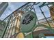 Elaborate iron gate with intricate detailing, providing a secure and stately entrance to the property at 2777 Paradise Rd # 301, Las Vegas, NV 89109