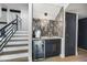 Contemporary bar space with elegant countertop and beverage cooler at 3911 Kamden Way, Las Vegas, NV 89119