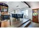 Elevated dining area with chic seating, views, and custom vintage arcade game accents at 3911 Kamden Way, Las Vegas, NV 89119