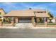 Attractive single Gathering home featuring stone accents, desert landscaping, and a spacious two car garage at 3911 Kamden Way, Las Vegas, NV 89119