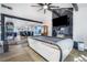 Open-concept living space with entertainment area, featuring a sleek pool table at 3911 Kamden Way, Las Vegas, NV 89119