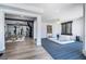 Relaxing hot tub room with recessed lighting, decor waterfall, and outdoor views at 3911 Kamden Way, Las Vegas, NV 89119