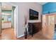 View from main bedroom, looking into the attached bathroom and other spaces at 5528 Apache Wells Way, Las Vegas, NV 89130