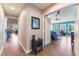 Hallway leading to main bedroom with access to other living spaces in the house at 5528 Apache Wells Way, Las Vegas, NV 89130