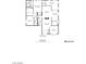 Detailed floor plan showcasing the layout of the home with clearly marked rooms and dimensions at 5604 Ocean Pines Cir, Las Vegas, NV 89130