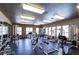 Community gym featuring a variety of weight training and fitness equipment with ample natural light at 8000 Badura Ave # 1020, Las Vegas, NV 89113