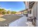 Well-kept backyard featuring a gravel landscape, a patio, and seating perfect for relaxation at 8304 Esmont Ln, Las Vegas, NV 89117