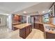 Kitchen boasts stainless steel appliances and a center island at 8304 Esmont Ln, Las Vegas, NV 89117