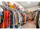Walk-in closet with clothing and storage solutions at 9675 Bold Skye Ave, Las Vegas, NV 89166