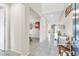 Neutral entryway boasting high ceilings, tiled flooring, and modern decorations at 9675 Bold Skye Ave, Las Vegas, NV 89166